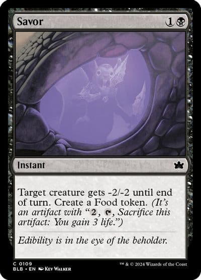 Savor Bloomburrow Magic card