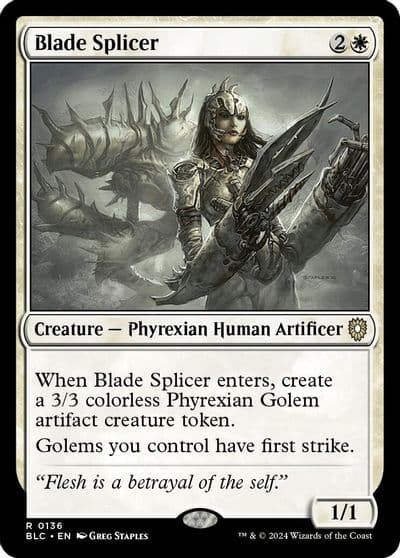 Blade Splicer Commander: Bloomburrow Magic card