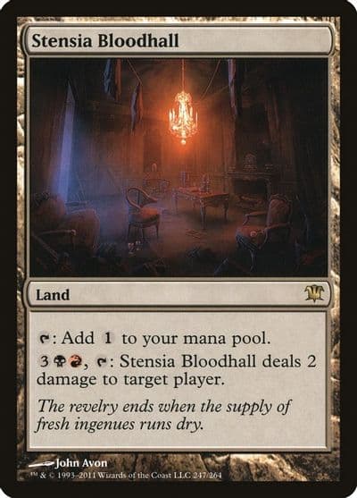 Stensia Bloodhall Innistrad Magic card