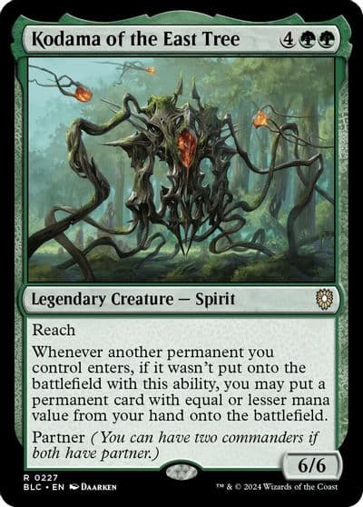 Kodama of the East Tree Commander: Bloomburrow Magic card