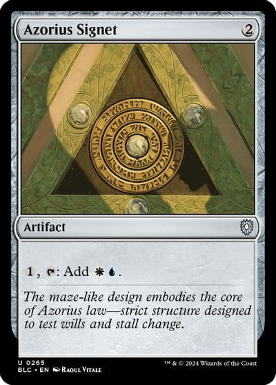 Azorius Signet Commander: Bloomburrow Magic card