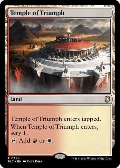 Temple of Triumph Commander: Bloomburrow Magic card
