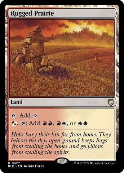 Rugged Prairie Commander: Bloomburrow Magic card