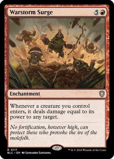Warstorm Surge Commander: Bloomburrow Magic card