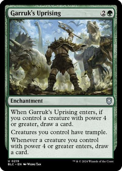 Garruks Uprising Commander: Bloomburrow Magic card