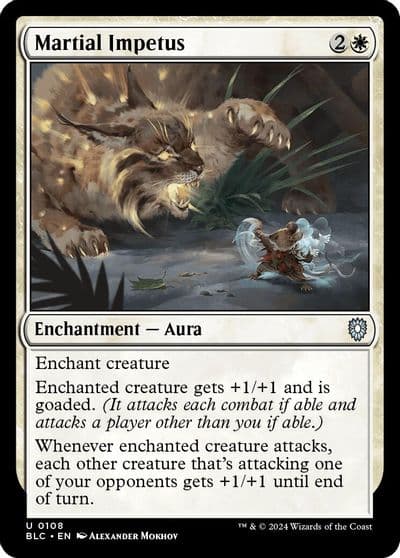 Martial Impetus Commander: Bloomburrow Magic card