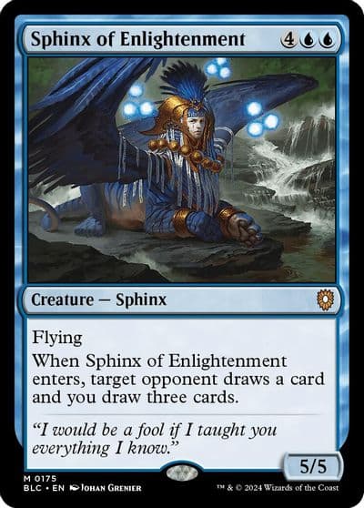 Sphinx of Enlightenment Commander: Bloomburrow Magic card