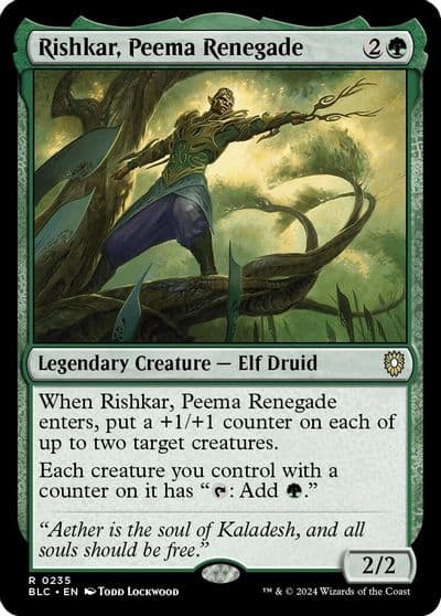 Rishkar Peema Renegade Commander: Bloomburrow Magic card