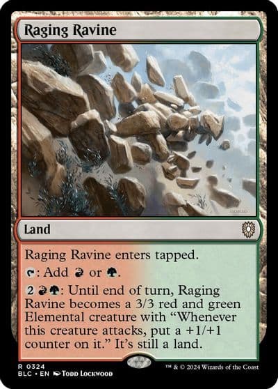 Raging Ravine Commander: Bloomburrow Magic card