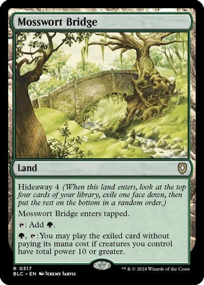 Mosswort Bridge Commander: Bloomburrow Magic card