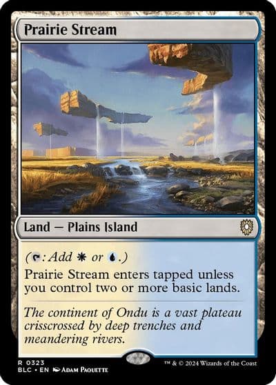 Prairie Stream Commander: Bloomburrow Magic card