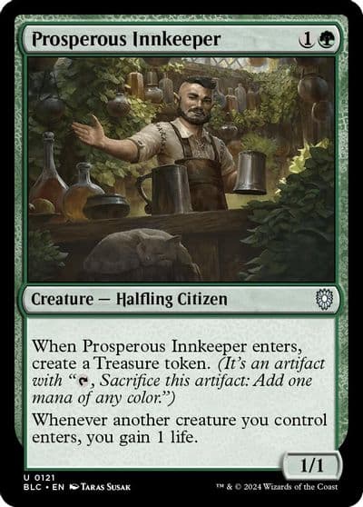 Prosperous Innkeeper Commander: Bloomburrow Magic card