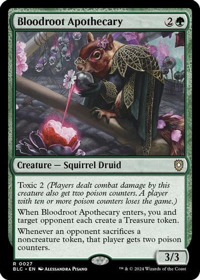 Bloodroot Apothecary Commander: Bloomburrow Magic card