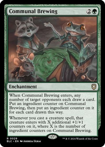 Communal Brewing Commander: Bloomburrow Magic card