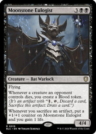 Moonstone Eulogist Commander: Bloomburrow Magic card
