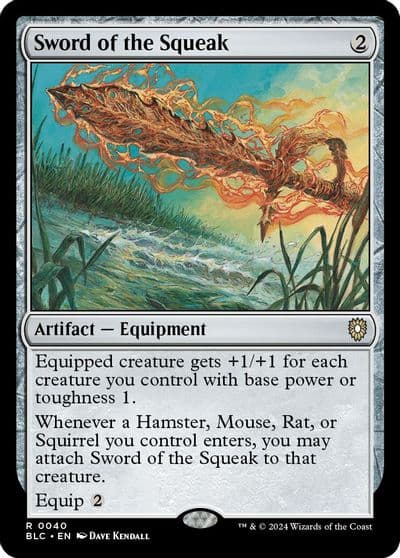Sword of the Squeak Commander: Bloomburrow Magic card