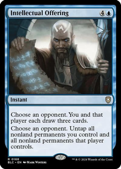 Intellectual Offering Commander: Bloomburrow Magic card