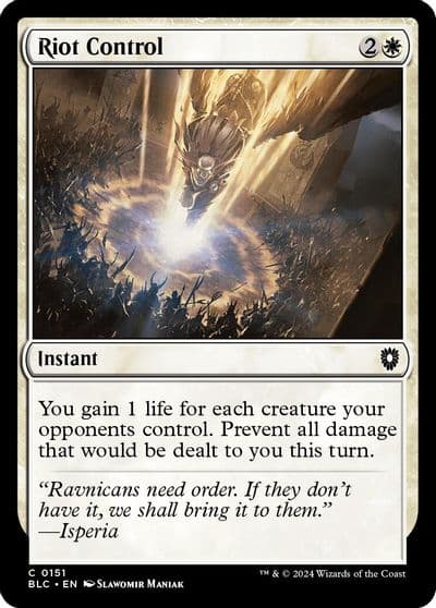 Riot Control Commander: Bloomburrow Magic card