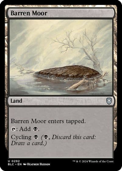 Barren Moor Commander: Bloomburrow Magic card