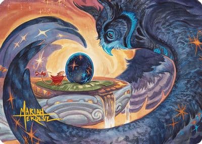 Dawns Truce Art Card Gold Stamped Signature Art Series: Bloomburrow Magic card