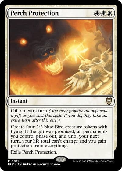 Perch Protection Commander: Bloomburrow Magic card