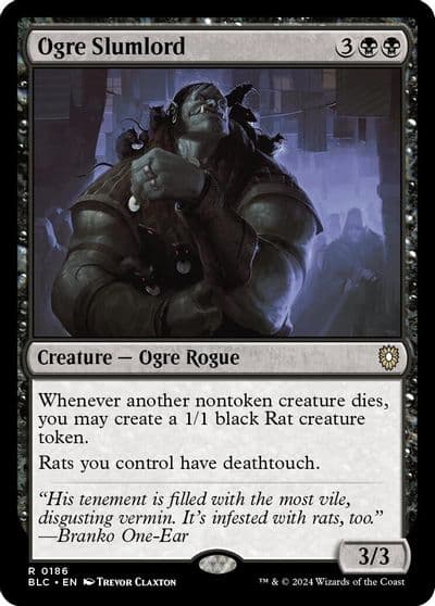 Ogre Slumlord Commander: Bloomburrow Magic card