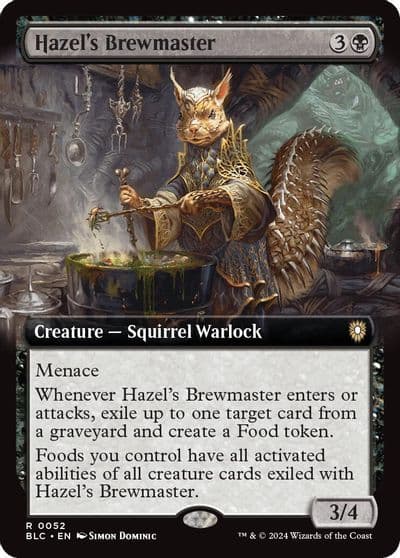 Hazels Brewmaster Extended Art Commander: Bloomburrow Magic card