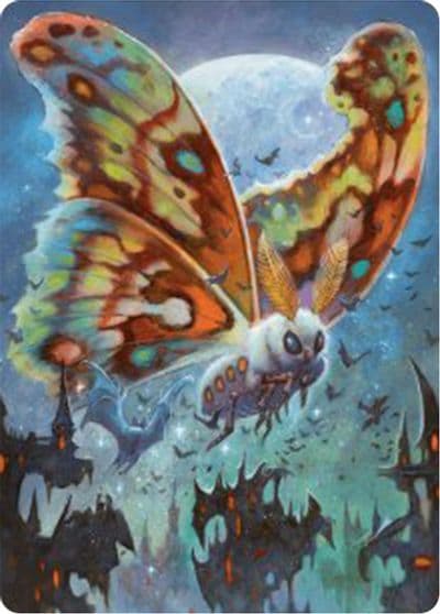 Luminous Broodmoth Art Card Art Series: Bloomburrow Magic card