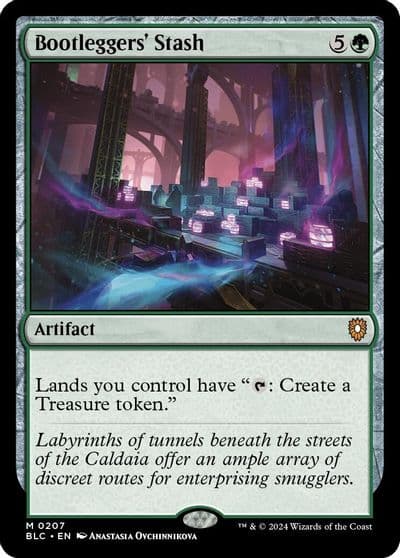 Bootleggers Stash Commander: Bloomburrow Magic card