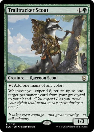 Trailtracker Scout Commander: Bloomburrow Magic card