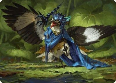 Mockingbird Art Card Art Series: Bloomburrow Magic card