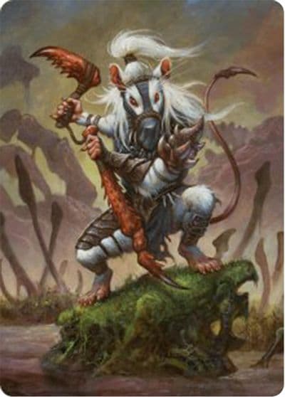 Ink Eyes Servant of Oni Art Card Art Series: Bloomburrow Magic card