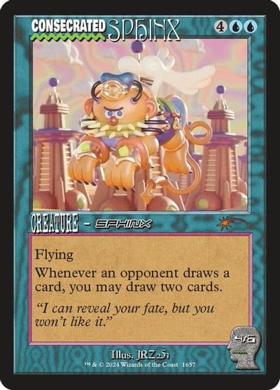 Consecrated Sphinx 1657 Secret Lair Drop Series Magic card