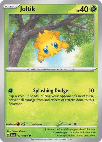 Joltik SV: Shrouded Fable Pokemon card