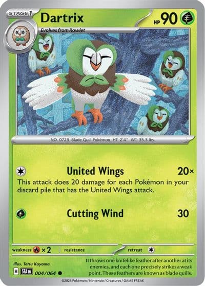 Dartrix SV: Shrouded Fable Pokemon card