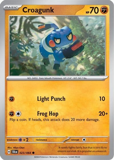 Croagunk SV: Shrouded Fable Pokemon card