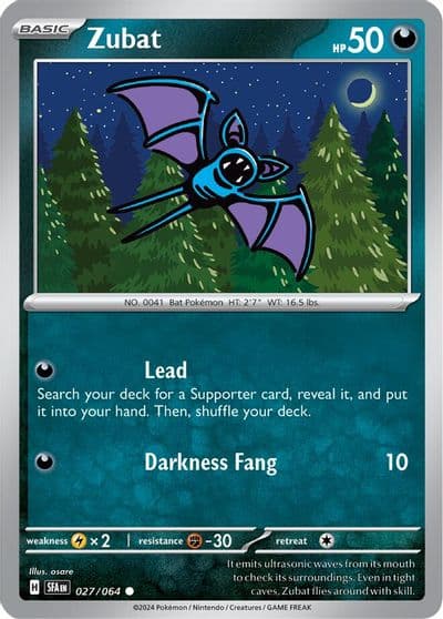 Zubat SV: Shrouded Fable Pokemon card