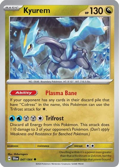 Kyurem SV: Shrouded Fable Pokemon card