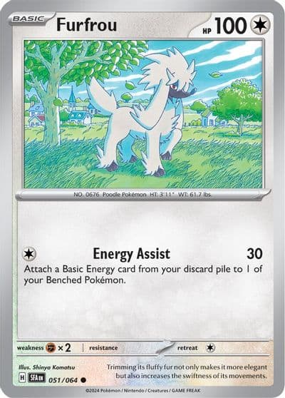 Furfrou SV: Shrouded Fable Pokemon card