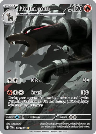 Houndoom SV: Shrouded Fable Pokemon card