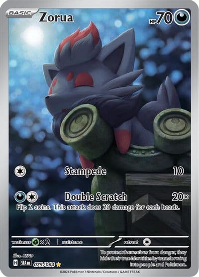 Zorua SV: Shrouded Fable Pokemon card