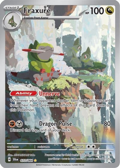 Fraxure SV: Shrouded Fable Pokemon card