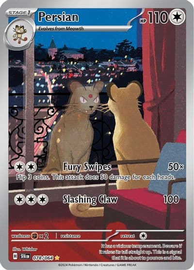 Persian SV: Shrouded Fable Pokemon card