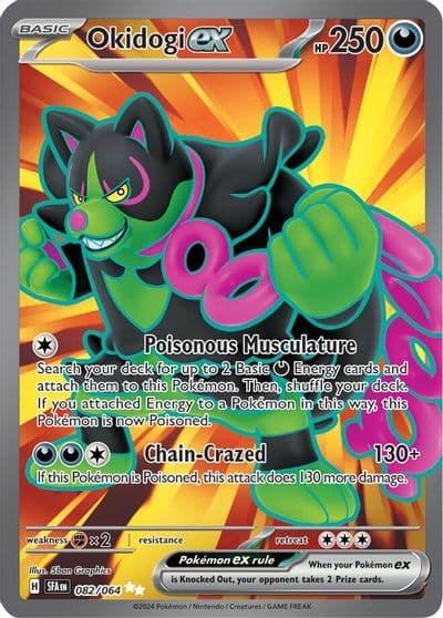 Okidogi ex SV: Shrouded Fable Pokemon card