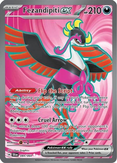 Fezandipiti ex SV: Shrouded Fable Pokemon card