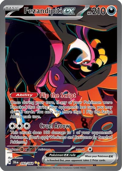 Fezandipiti ex SV: Shrouded Fable Pokemon card