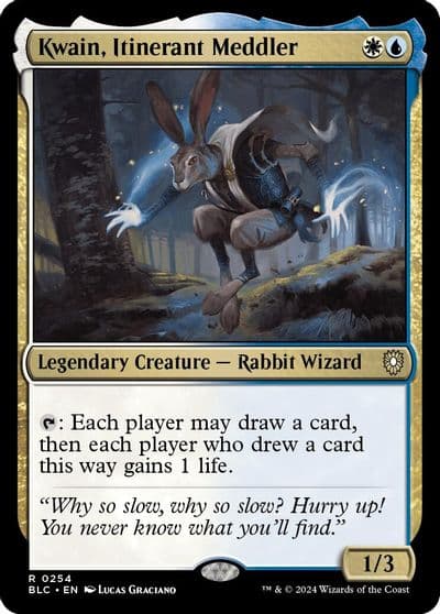 Kwain Itinerant Meddler Commander: Bloomburrow Magic card