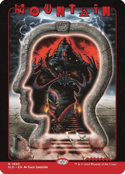 Mountain 1650 Secret Lair Drop Series Magic card