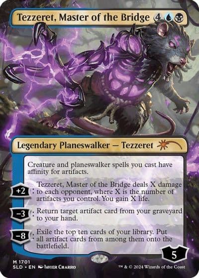 Tezzeret Master of the Bridge Secret Lair Drop Series Magic card