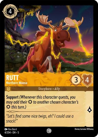 Rutt Northern Moose Shimmering Skies Lorcana card